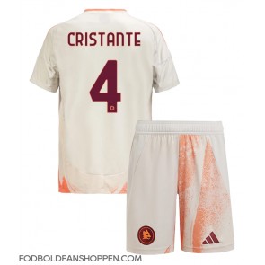 AS Roma Bryan Cristante #4 Udebanetrøje Børn 2024-25 Kortærmet (+ Korte bukser)